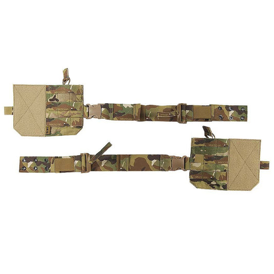 The PC Adapter Straps are designed for the Australian issued T-BAS Tier 2-V4.2.   Functionality includes Internal wing pockets with enough room for items ranging in size from medium size combat knife, rifle magazines or a smoke grenade. www.moralepatches.com.au