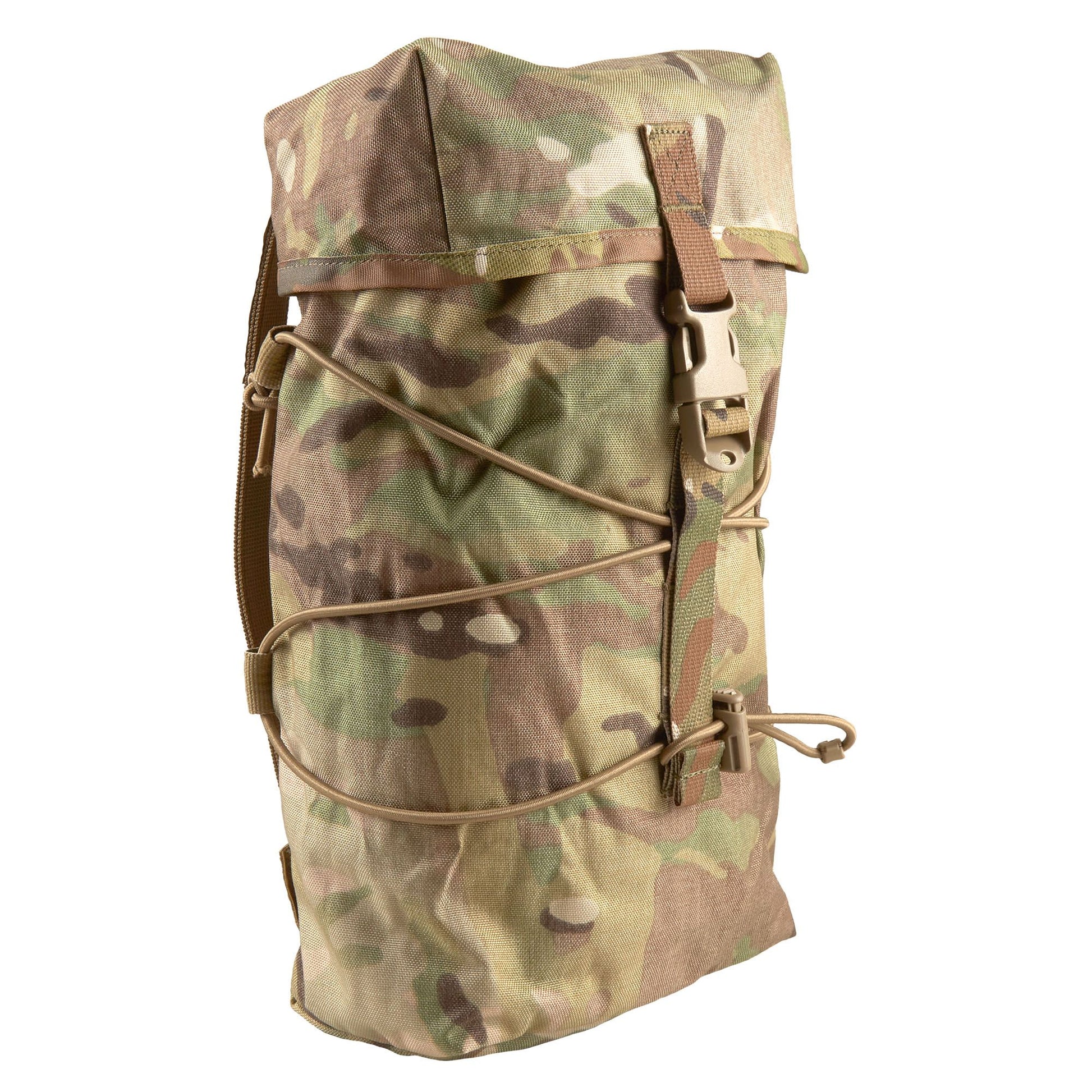 The Platatac Accessories GP pouch is a versatile general-purpose modular pouch that will securely store a variety of items. It features a fastex clip closure with a drawcord at the top of the pouch and has adjustable elastic shock cord retention on the outside to cinch the pouch down. www.moralepatches.com.au