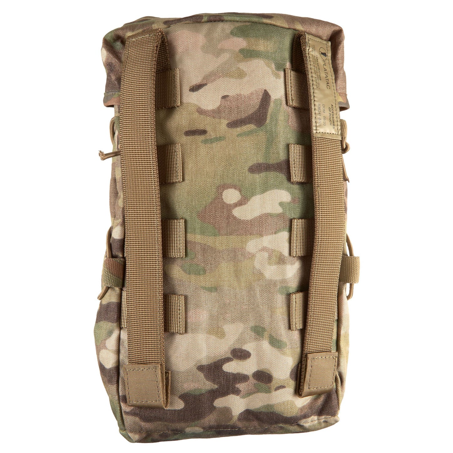 The Platatac Accessories GP pouch is a versatile general-purpose modular pouch that will securely store a variety of items. It features a fastex clip closure with a drawcord at the top of the pouch and has adjustable elastic shock cord retention on the outside to cinch the pouch down. www.moralepatches.com.au