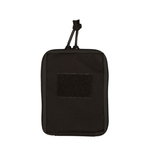The Platatac All-Weather Notebook Cover zippered is a 'back to basics' style cover for our All-Weather Lined &amp; Grid Notebook. Featuring a full zip-around opening, four loops for stationary and an external open-top sleeve the All-Weather Notebook Cover zippered is slim and lightweight making it perfect for the chest pocket. www.moralepatches.com.au