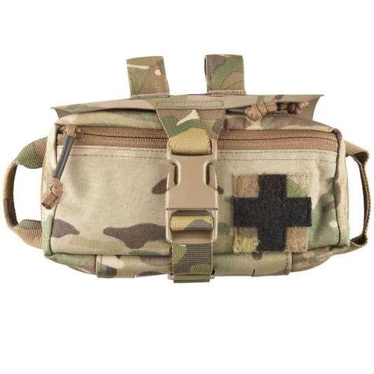 The Platatac HW Tear Away Med Pouch Horizontal (TAMPH) now features Blue Force Gear Ultracomp laminate, the pouch is an ambidextrous, horizontally mountable, compact, well laid out solution to store your individual first aid kit (IFAK) www.moralepatches.com.au