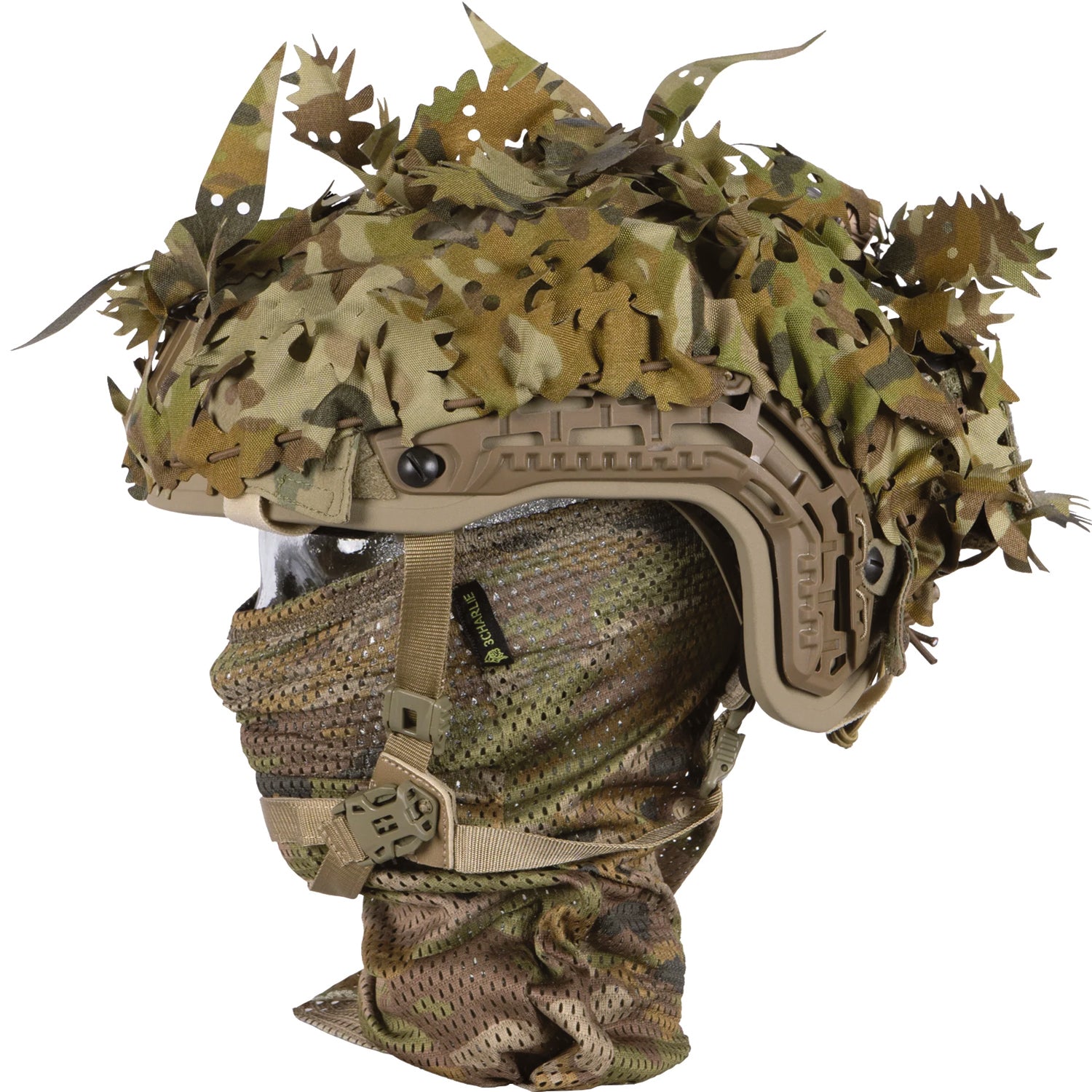 The laser cut Platatac Cam Net Helmet Cover kit in TFP is AMCU cohesive and primarily designed to break up the shape of the ADF issue Team Wendy EXFIL helmet but is also compatible with Ops-Core and Airframe helmets. www.moralepatches.com.au