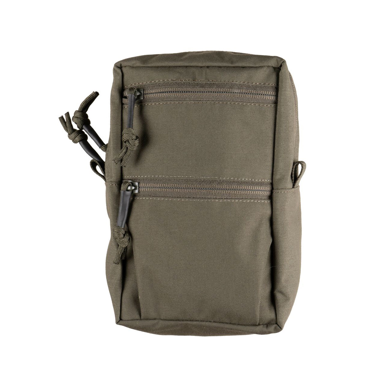 This pouch is perfect for quick access and can be mounted to a patrol order, assault pack, or large pack.  It is suitable for holding a Platatac 1 Litre flask, an Issue canteen with cup, extra rations, a shaving kit, spare batteries, a marker panel, a head torch, a small med kit, or a toggle rope, among other things. www.moralepatches.com.au
