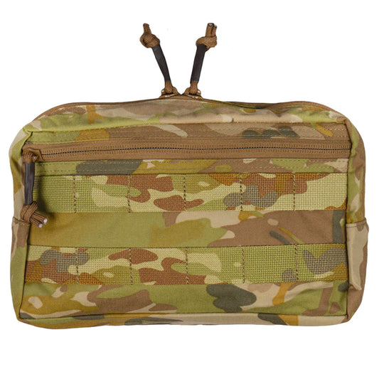 Maximize your tactical organization with the PLATATAC S&amp;M Large Horizontal Pouch in Multicam. This versatile, spacious pouch accommodates everything from daily essentials to mission-critical gear. The wide-opening top zipper delivers instant access and clear visibility, eliminating fumbling when you need items fast. www.moralepatches.com.au