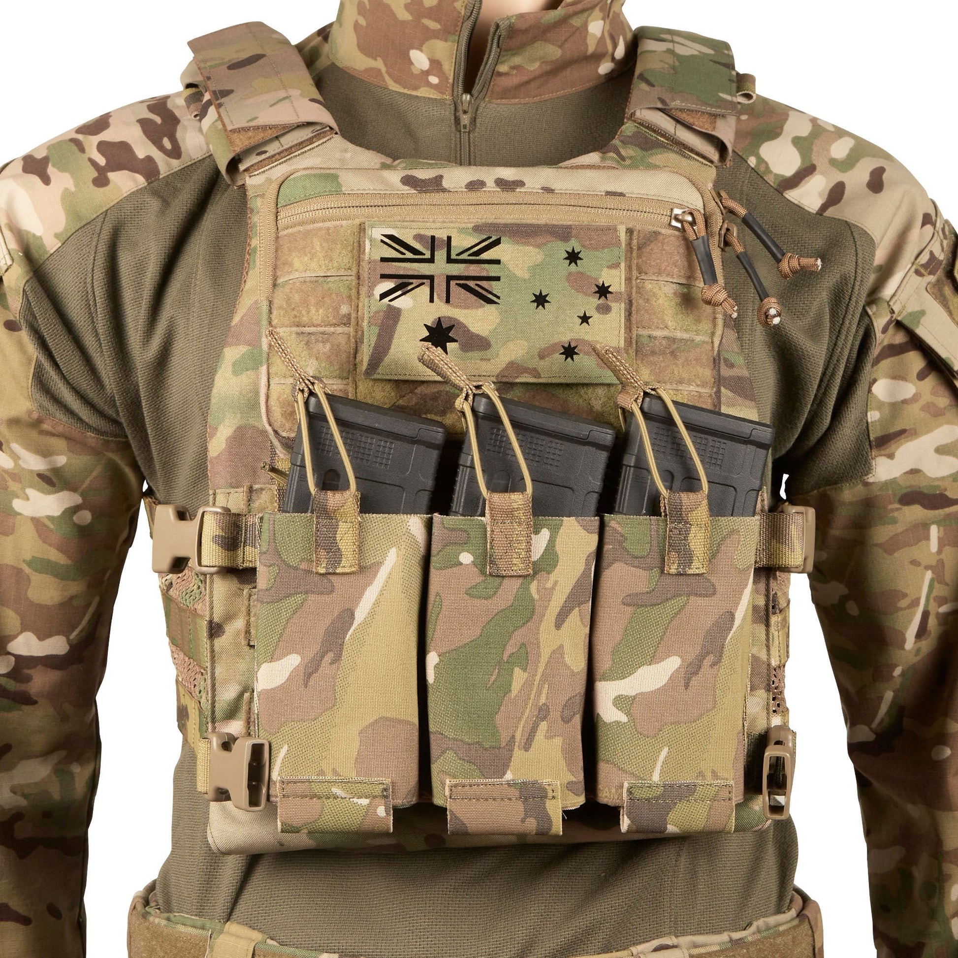 The PLATATAC S&M Zippered Admin Pouch is a large, low-profile admin pouch designed for plate carrier and chest rig use so that you can store and organise all your field administration needs in one location. www.moralepatches.com.au