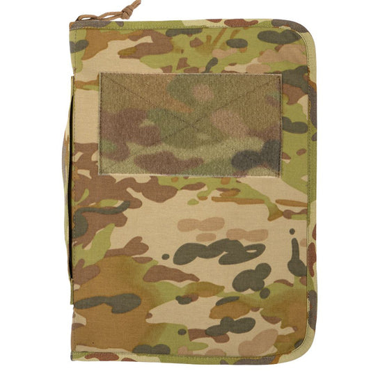 The PLATATAC TF Day Book Folder has been developed at the request of and with direct input from the end user.
Designed to carry an issued Day Book or Diary, such as the PB 13, and administrative essentials, while maintaining a professional look with its clean lines.  www.moralepatches.com.au