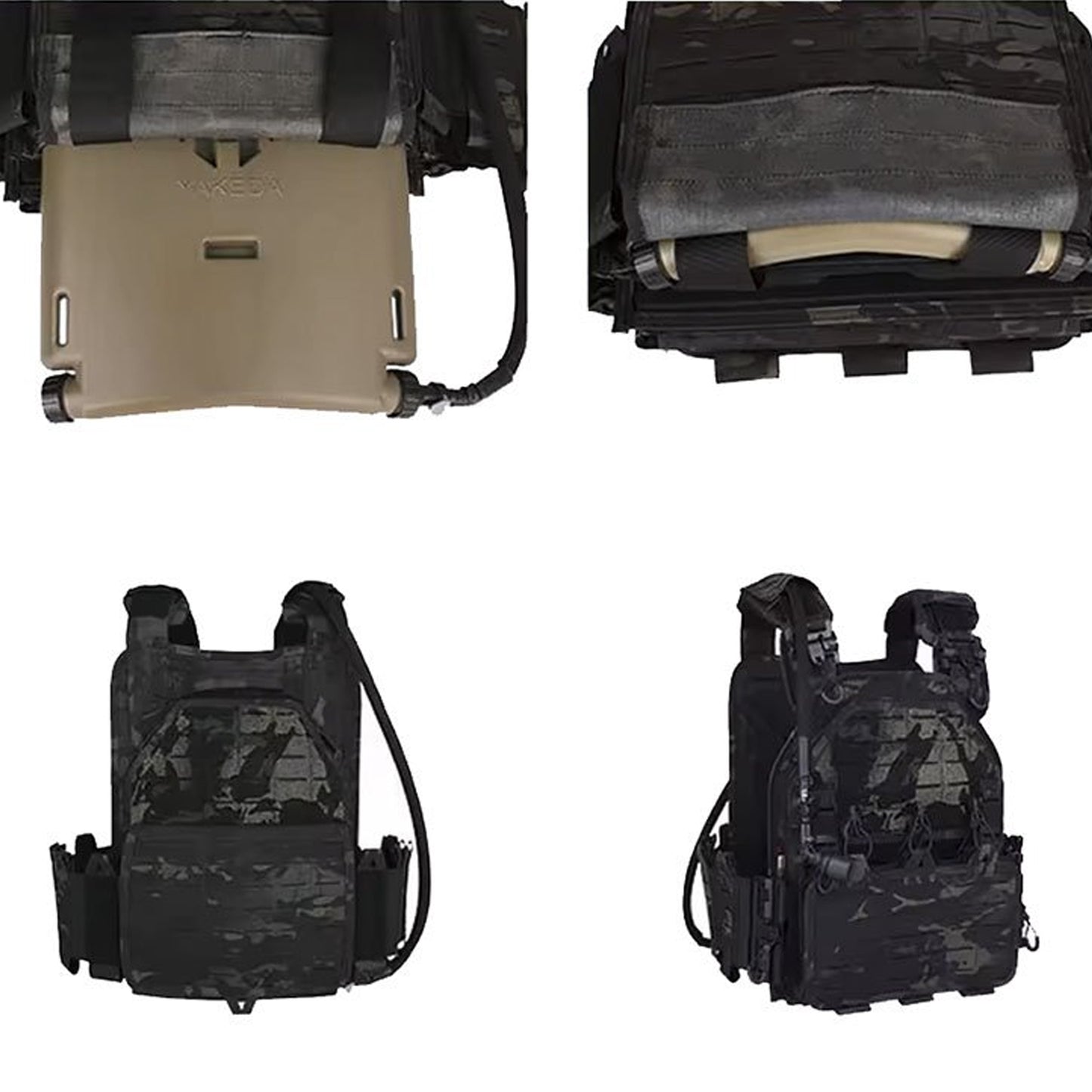 Performance BPA 1.75L Shaped Cooling And Hydration Bladder For Plate Carriers/LBE/Rear of backpacks. www.moralepatches.com.au