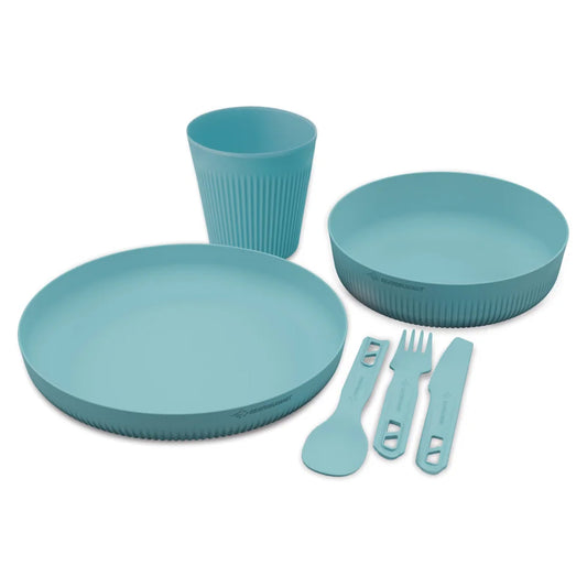 Light, strong and packable, the 6-piece Passage Dinnerware Set offers typical Sea to Summit functionality. Cool Grip sidewalls allow the user to hold the bowl and cup firmly, even when the contents are hot. www.moralepatches.com.au
