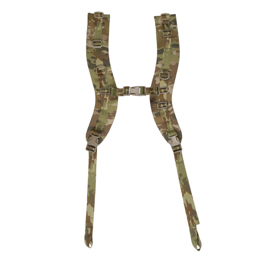Classic ALICE straps modified to work on both 1606 ALICE frames. These straps are softer across the shoulders and smaller in width to stop the straps rubbing on your neck. www.moralepatches.com.au
