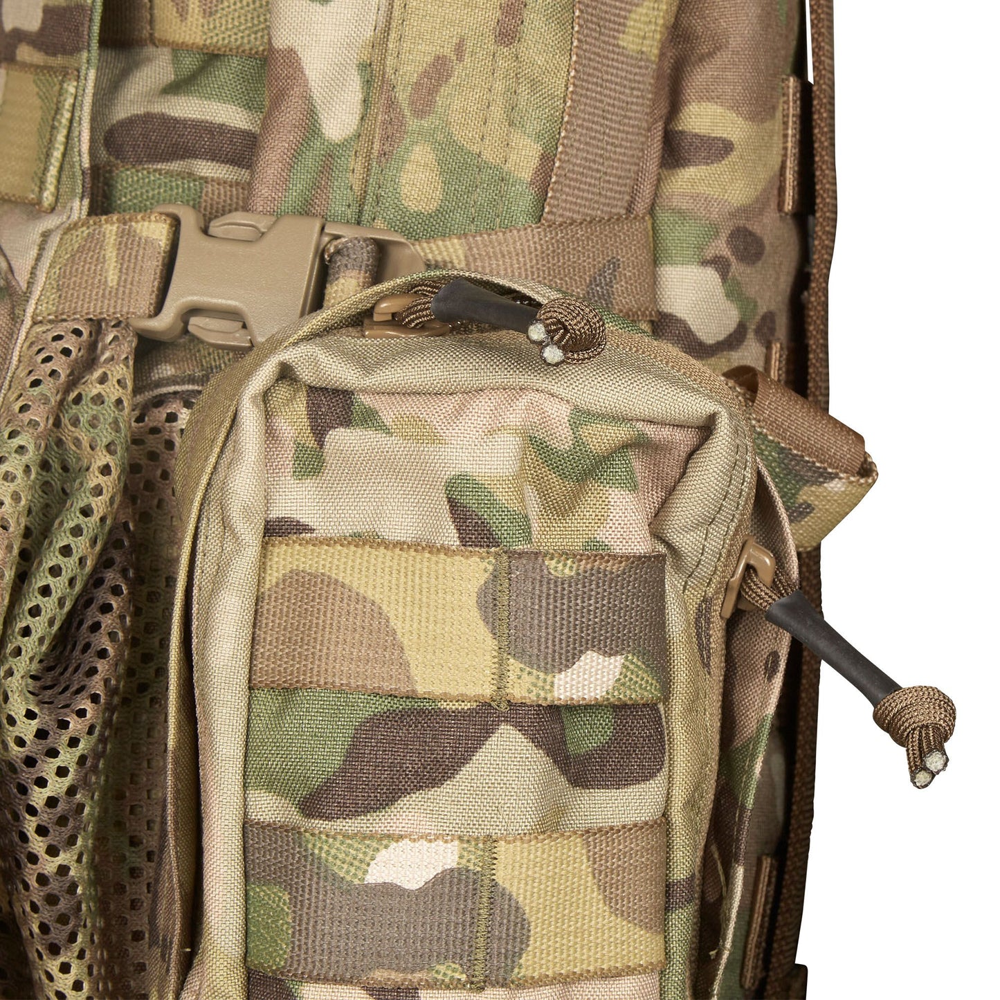 Main compartment 36cm (H) x 23.5cm (W) x 9.5cm (D) Side pockets: 19cm (H) x 9cm (W) x 5cm (D) Front zippered pouch: 25cm (at widest) x 6cm (D) Mesh cargo compartment: 20cm (H) x 23.5cm (W) x 14.5cm (D) Weight 1.02Kg www.moralepatches.com.au