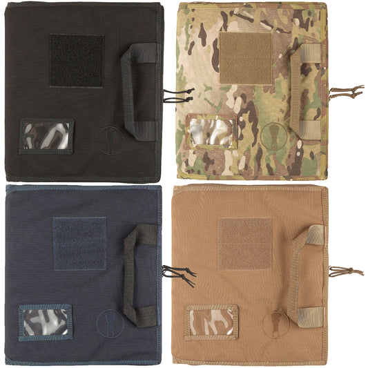 The PLATATAC CSI Folder is designed all your personal admin whilst on the go. Sized at an oversized a4, it's perfect for carrying a4 sized notebooks & documents, a tablet, mobile phone, pens and other essential admin items. www.moralepatches.com.au
