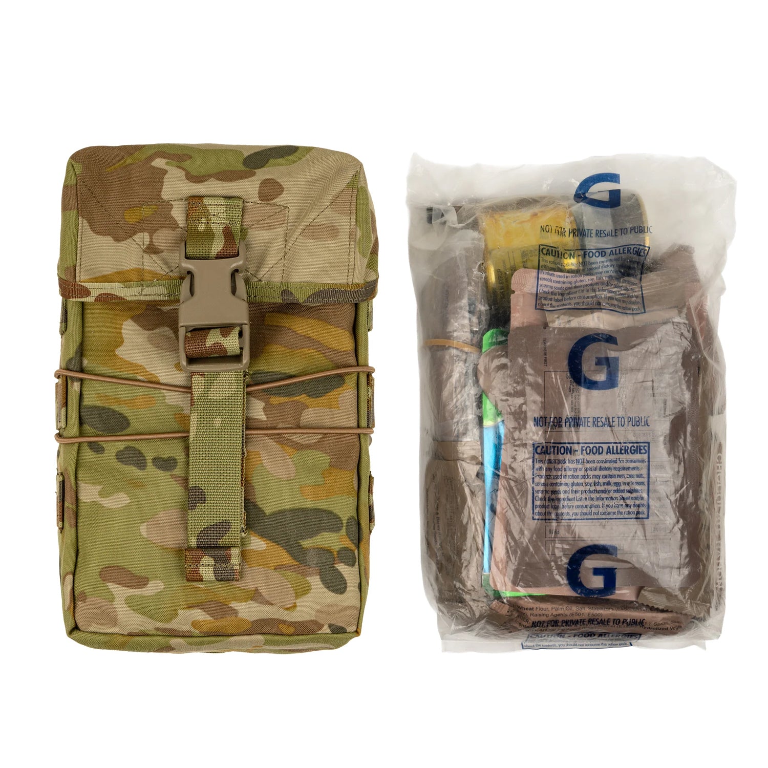 Sized to carry a full ration pack, 2-litre water bottle, or essential sustainment and cold weather items, the GP RATS 2L mounts securely to any PALS-compatible platform. It integrates particularly well with packs, providing clean, accessible external storage for equipment that needs to be reached quickly. www.moralepatches.com.au