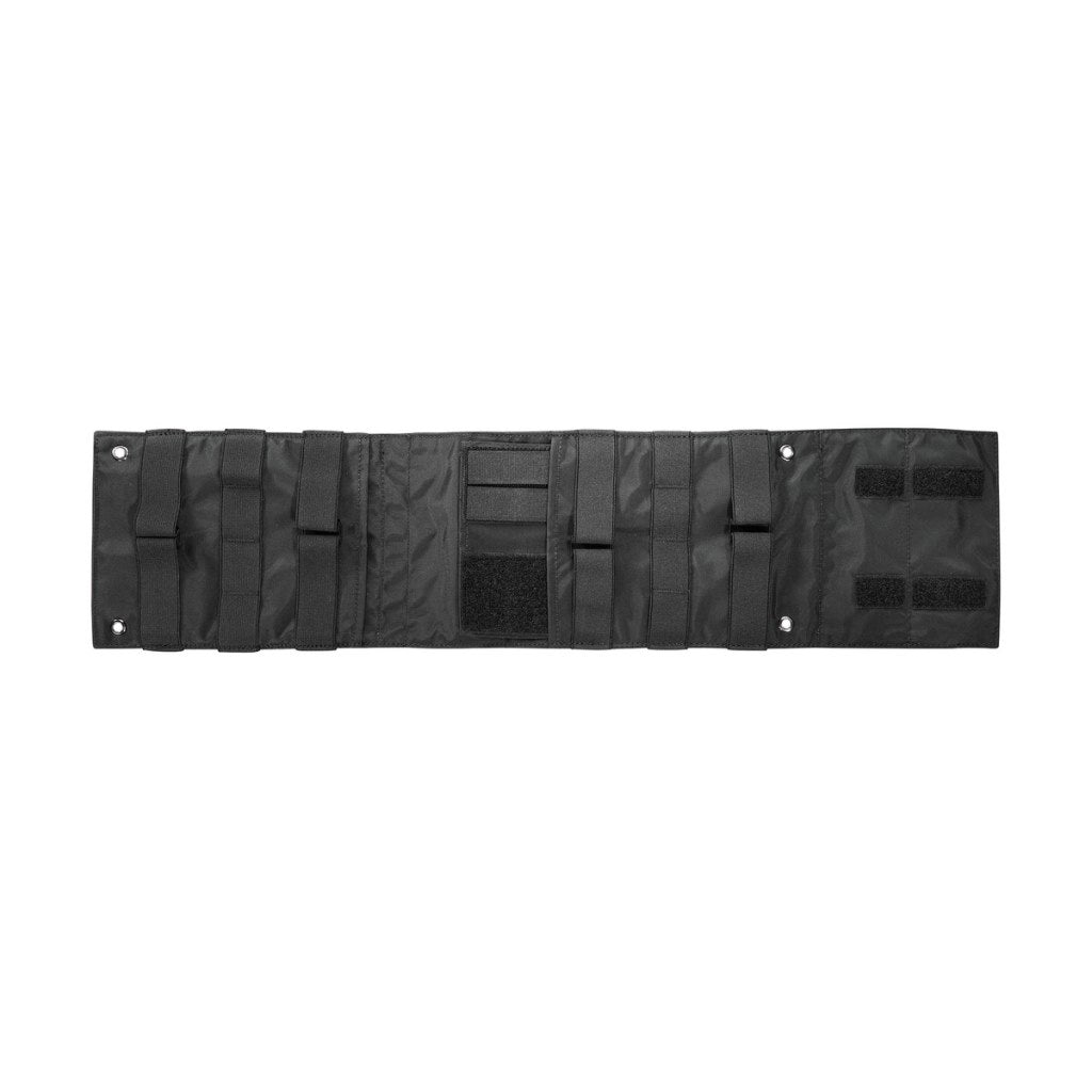 First aid pouch with MOLLE hook-and-loop attachment. The TT IFAK Pouch VL L features hook panels for easy attachment to loop counterparts, for example directly on the TT Modular Front Seat Panel or in the modular TT backpacks. The IFAK is accessed from the side of the pouch. www.moralepatches.com.au