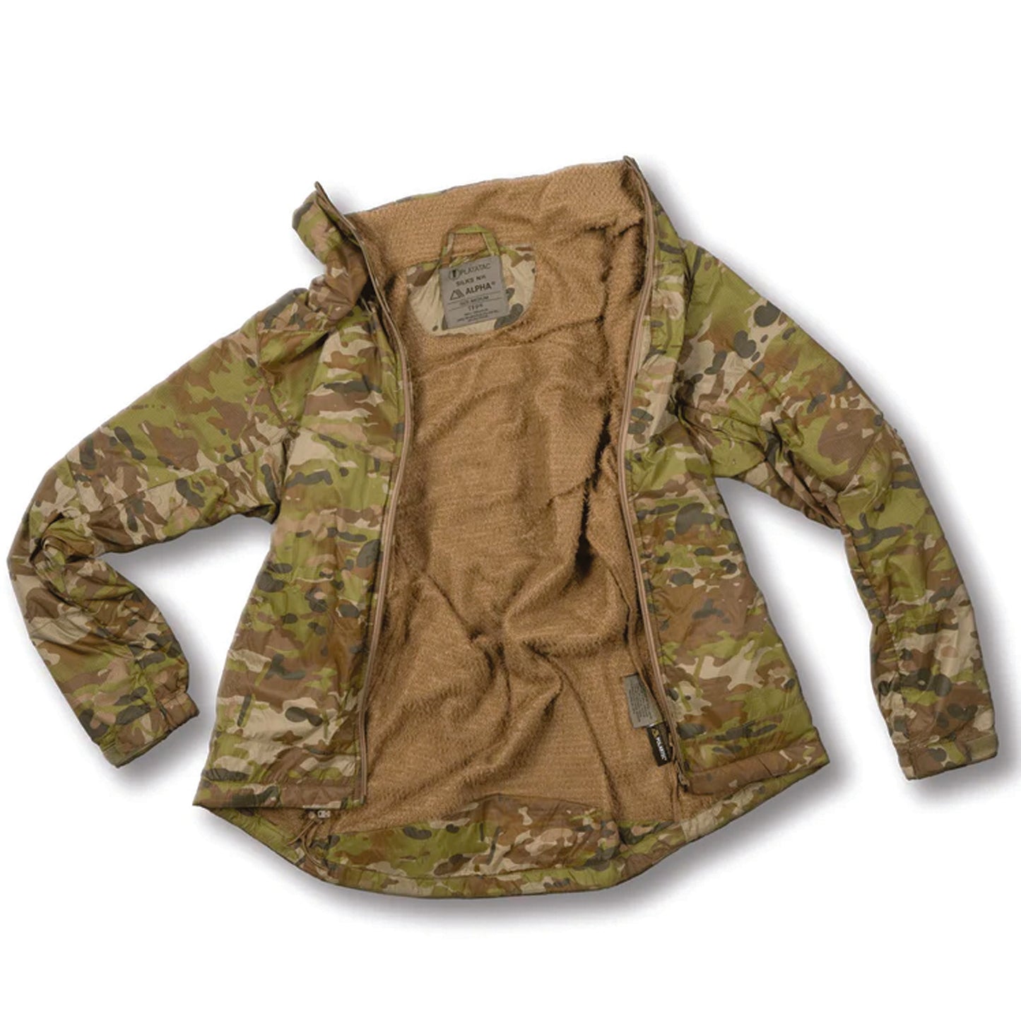 The ultralight Platatac Silks Alpha Jacket is an upgraded thermal version of the standard LW Silks using windproof and water repellent shell fabric with the addition of high tech Polartec® Alpha® active insulation lining. Ultralight, stuffable &amp; incredibly versatile thermal regulation. In this version we did a ‘hood delete’ as we’ve had a large number of requests for a No Hood option. We listened. www.moralepatches.com.au