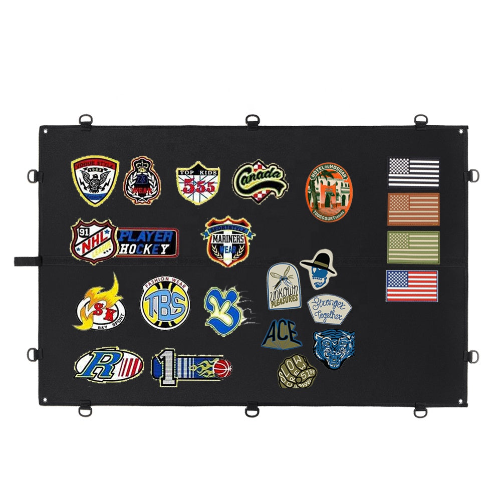 Showcase your patch collection with confidence. This premium morale patch display board features a soft loop surface that grips all velcro-backed patches securely—from tactical ID badges to custom name patches. www.moralepatches.com.au