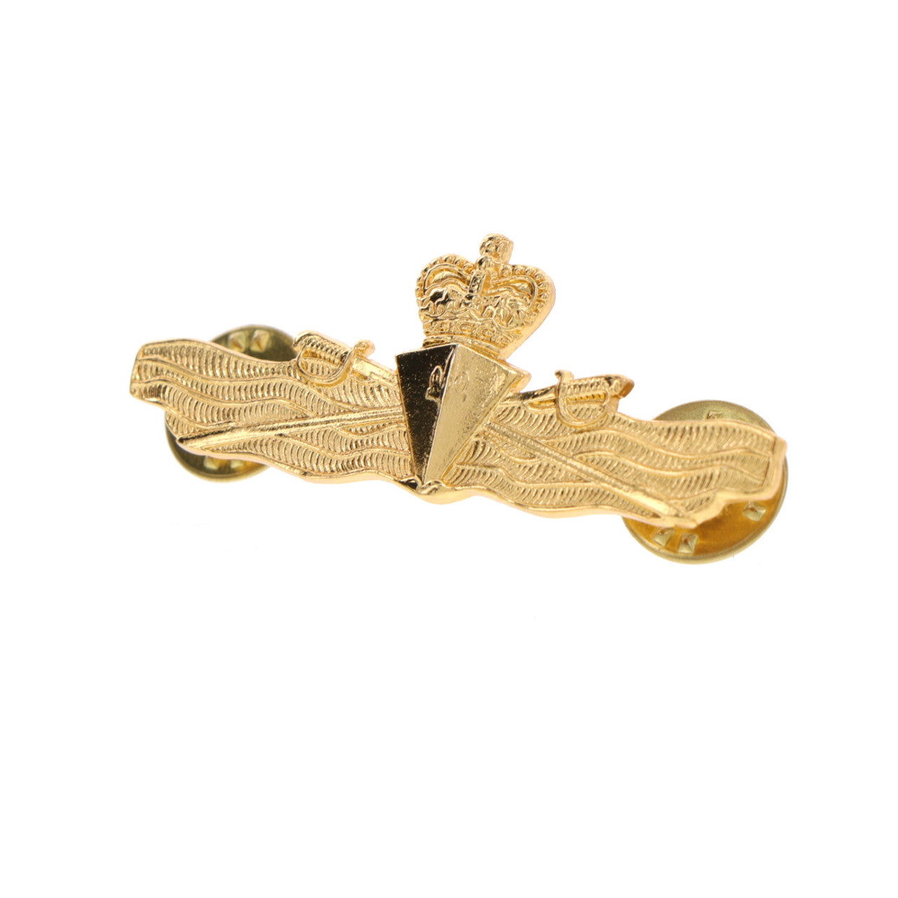 Experience the excellence of the Principal Warfare Officer Gold Badge. This perfectly sized badge is adorned with two butterfly clutch pins, making it ready to wear today. Available now, order yours and proudly display your dedication to the highest standards of warfare. www.moralepatches.com.au