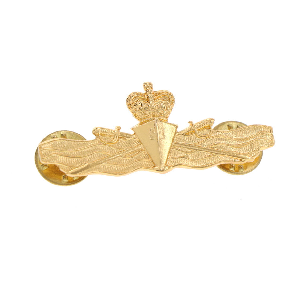 Experience the excellence of the Principal Warfare Officer Gold Badge. This perfectly sized badge is adorned with two butterfly clutch pins, making it ready to wear today. Available now, order yours and proudly display your dedication to the highest standards of warfare. www.moralepatches.com.au