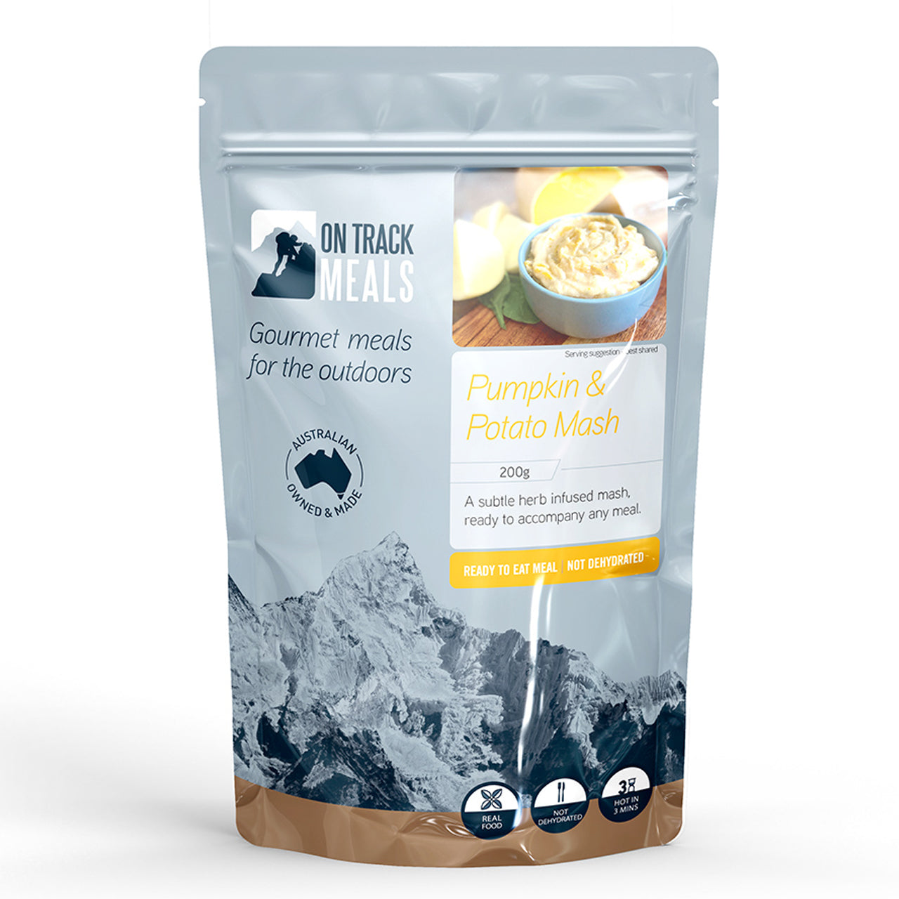 This subtle herb-infused pumpkin and potato mash makes a great side dish for any meal.

Forget freeze-dried! The best way to refuel after adventures in the outdoors is with real food.
www.moralepatches.com.au