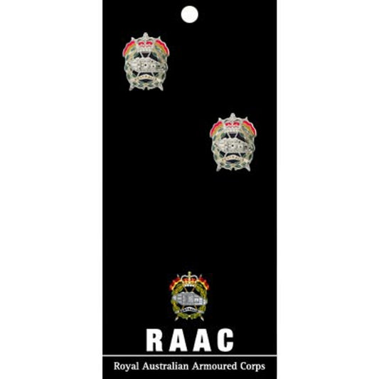 Show your pride and commitment with these sparkling RAAC 20mm cuff links. With full colour enamel and gold plating, these gorgeous accessories will bring a touch of style to any work outfit or special occasion. www.moralepatches.com.au