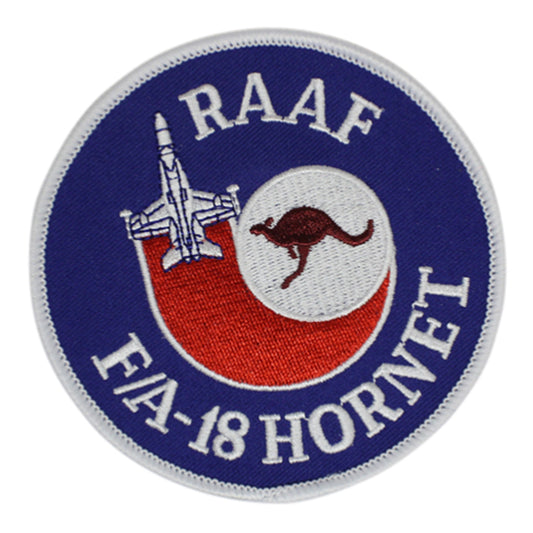 RAAF F/A18 Hornet Patch Sew On 10.5cm www.moralepatches.com.au