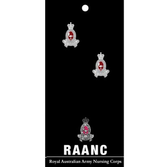 Show your pride and commitment with these sparkling RAANC 20mm cuff links. With full colour enamel and gold plating, these gorgeous accessories will bring a touch of style to any work outfit or special occasion.  www.moralepatches.com.au