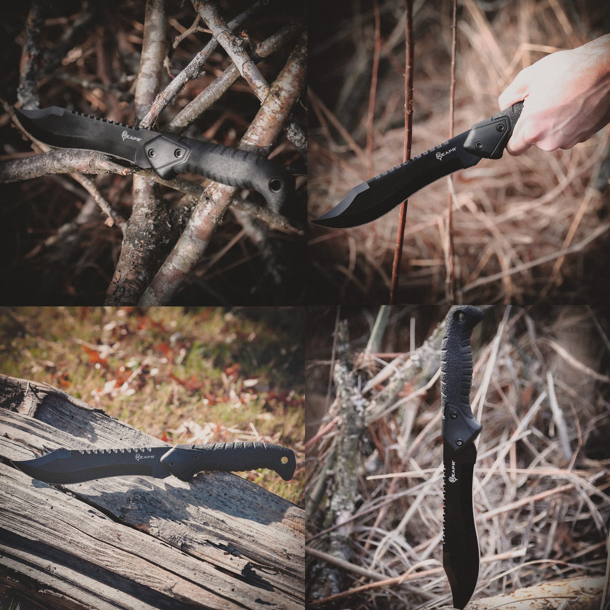 The REAPR 11001 TAC Bowie Knife is perfect for all your camping, hunting, tactical and survival needs. This tough and durable Bowie knife is great for hacking brush, peeling wood for tinder, dressing game, whittling branches and prepping food. This knife also gives you the upper hand tactically in any emergency. www.moralepatches.com.au