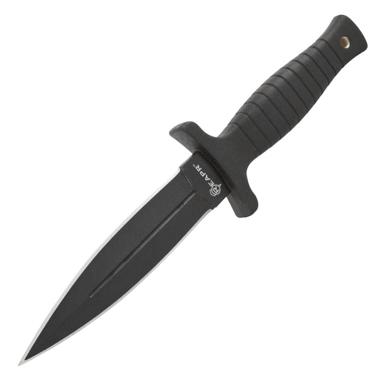The Reapr 11002 TAC boot knife is the ultimate knife for stealth operations. Designed for hidden carry, this boot knife features a nylon-web sheath with a molded scabbard, allowing for boot, belt, or over-the-shoulder transport. A 4.75” black-oxide coated 420 stainless steel blade has a double edge for maximum efficiency. A rugged hi-grip fiberglass TPR molded handle delivers optimal cutting leverage and precision, as well as comfort. www.moralepatches.com.au