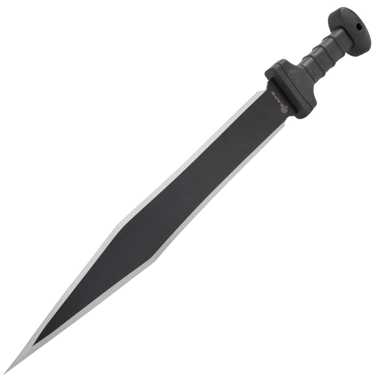 Made of 420 stainless steel with black oxide coated finish, the 18” double edge blade recalls the look of a classic sword but with a hi-tech design that is contemporary and cutting edge. www.moralepatches.com.au