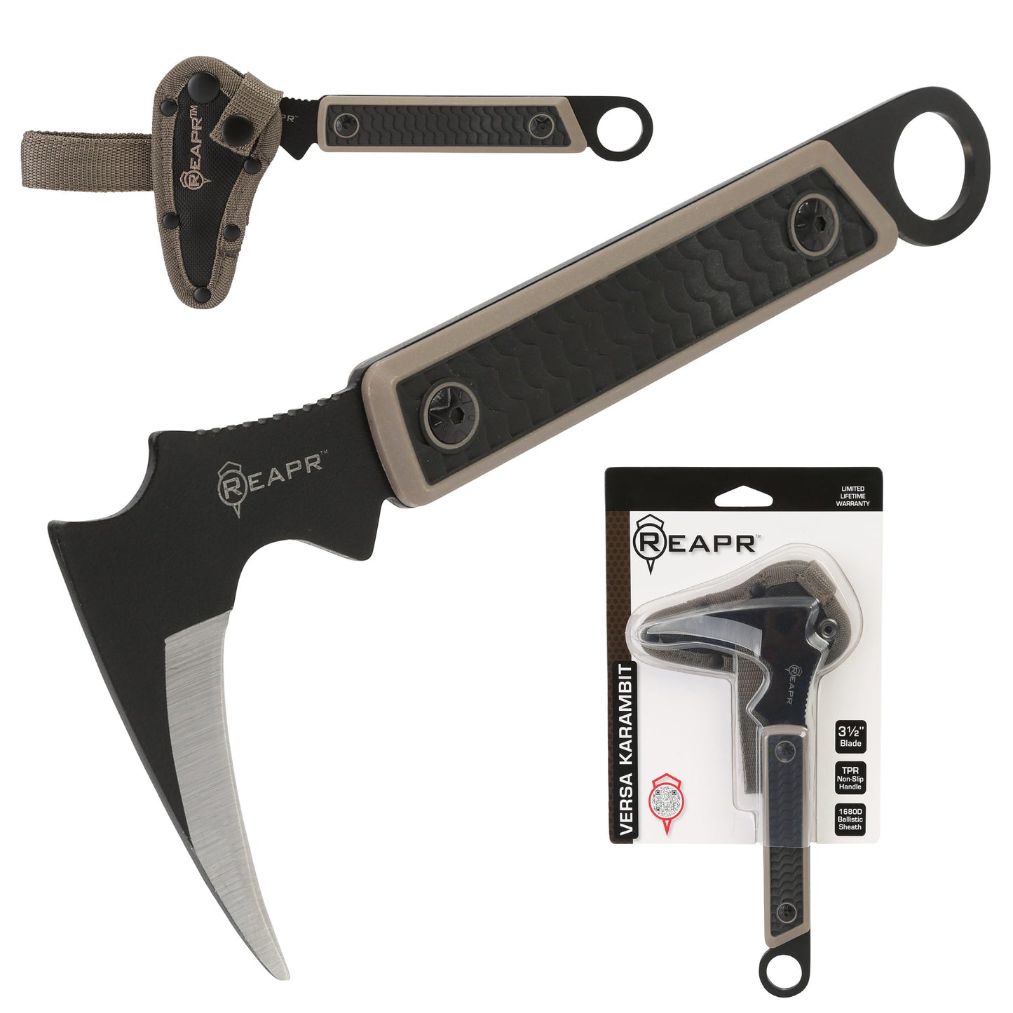 There aren’t too many cutting tasks the Versa Karambit can’t tackle with ease. The 3-1/2” full-tang talon blade will&nbsp;cut through cut nylon strapping, canvas and heavy materials without hesitation while the powder-coated 420 stainless steel construction is strong, sturdy and ideal for re-sharpening when the time comes. www.moralepatches.com.au