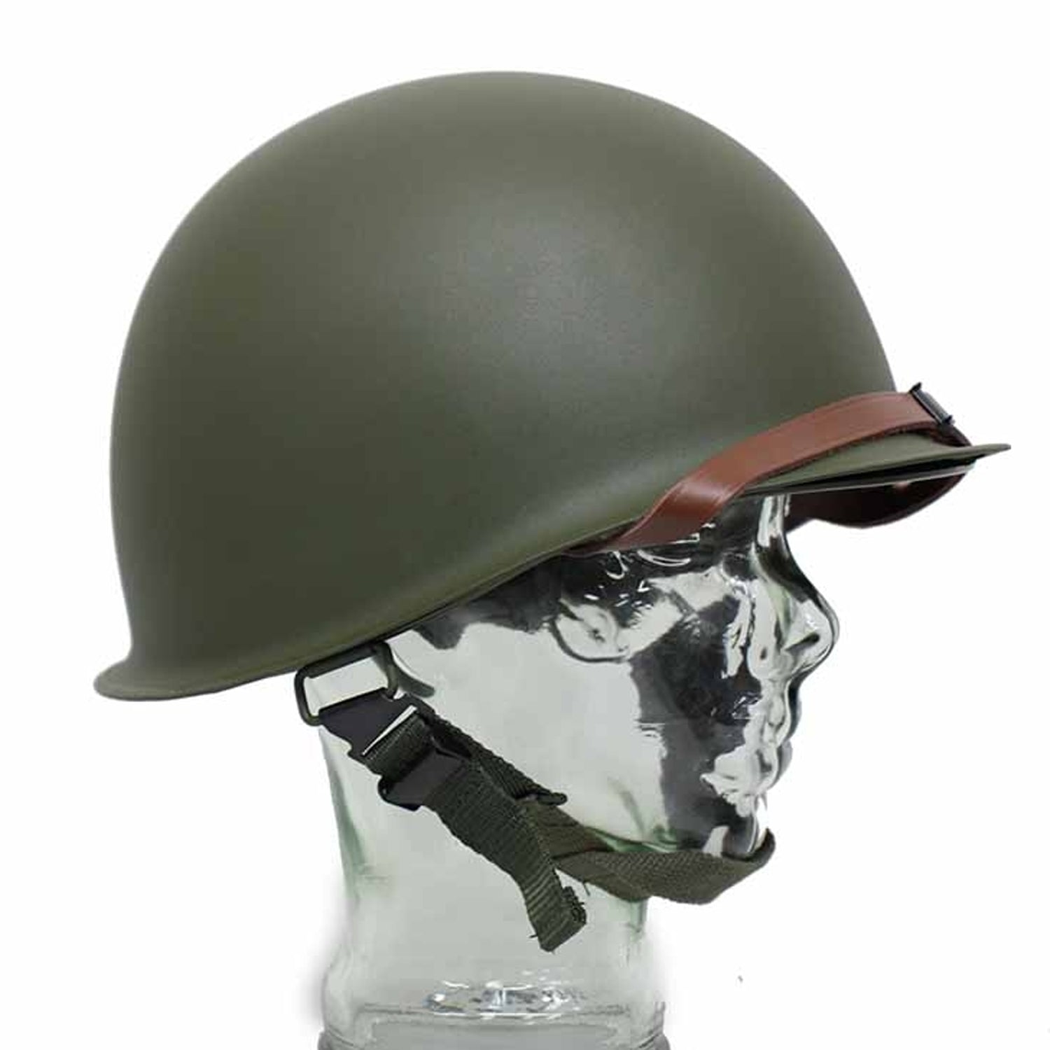 The M1 helmet is an iconic piece of military equipment and is a combat helmet that was used by the United States' military forces from World War II until 1985. The M1 helmet was adopted by US military forces in 1941 to replace the outdated World War I-era British style Brodie helmet. www.moralepatches.com.au