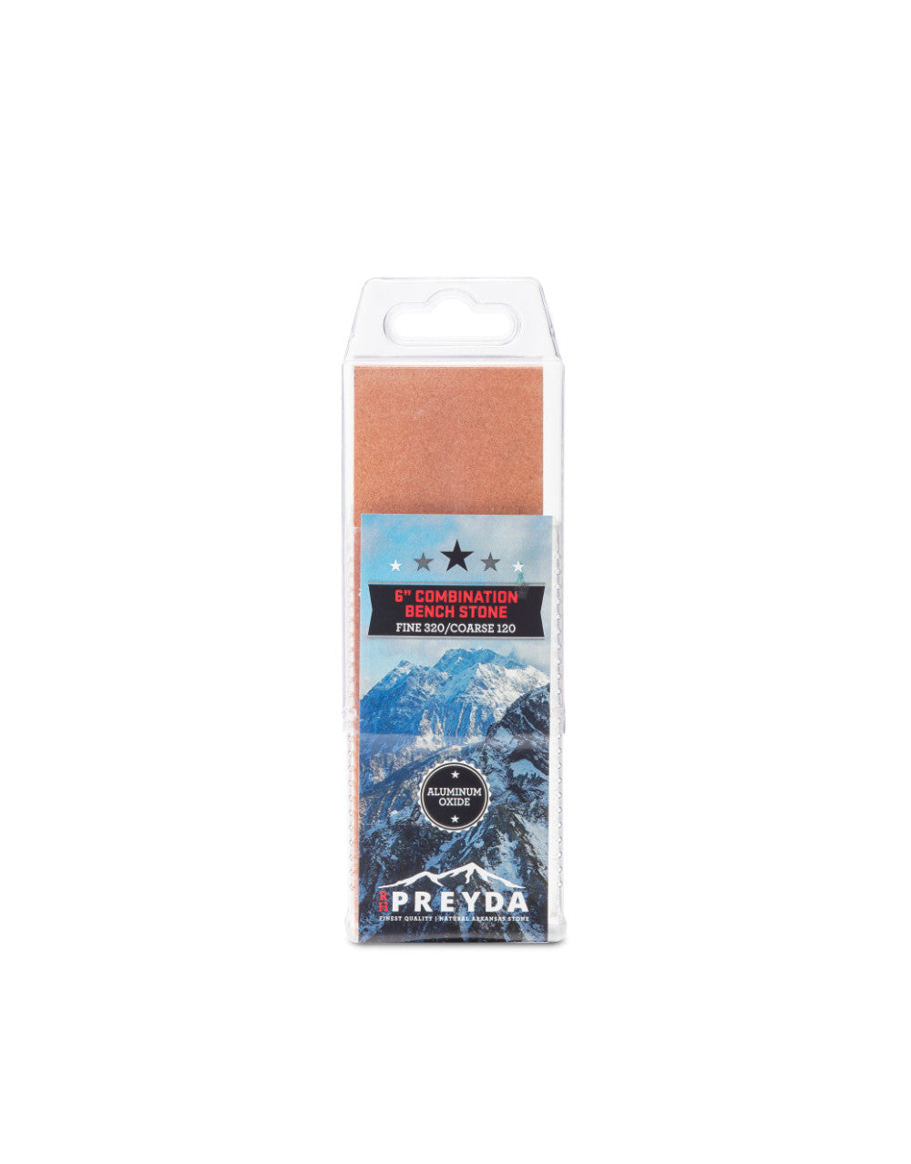Aluminum Oxide Combination Bench Stones feature both fine (320 grit) and coarse (120 grit) surfaces. The ideal bench stone for maintaining a sharp durable blade edge on all forms of tools. Recommended for use with RH Preyda Premium Honing Oil for the sharpest edge, and to keep stone pores free of dirt and metal. www.moralepatches.com.au