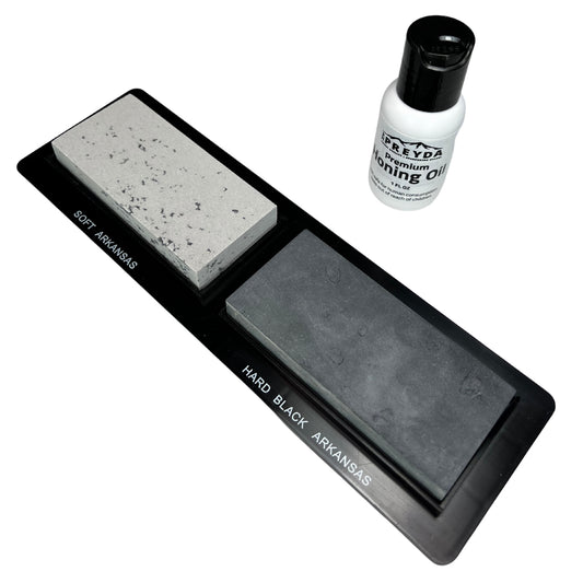 Our Sportsman 2 Stone Honing Kit is the essential sharpening companion to any outdoorsman. Sized for smaller blade applications, the Sportsman 2 features our Soft and Hard Black Arkansas Stones, is housed in a PVC non-slip base and includes a 1oz. bottle of our Premium Honing Oil. www.moralepatches.com.au