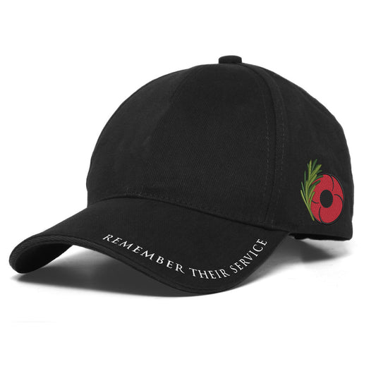 The Remember Their Service Cap is a stylish and comfortable accessory that pays tribute to our heroes. Made from heavy brushed cotton, this cap features a woven patch front and an embroidered peak. With the option of sublimated or one colour screen print under the peak, you can customise it to your liking. www.moralepatches.com.au