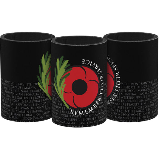 Introducing the Remember Their Service Drink Cooler, a must-have accessory for any gathering. This stunning cooler not only keeps your drinks refreshingly cool, but also serves as a conversation starter. www.moralepatches.com.au