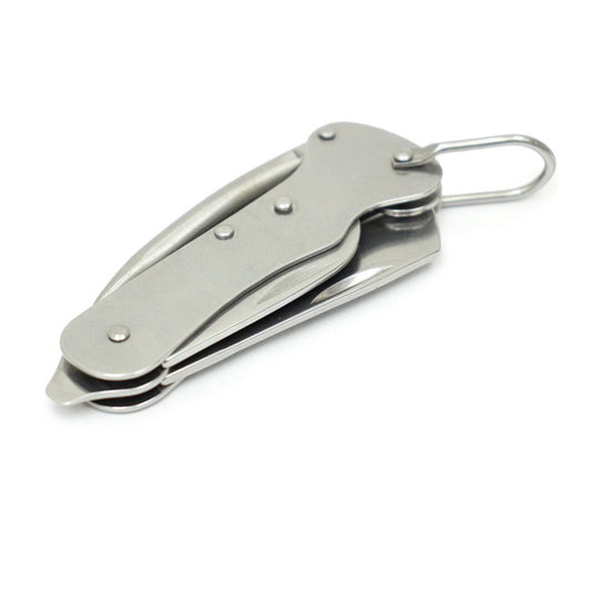 The Classic Riggers (Yachting) knife was designed for use when working with ropes. The Sheepsfoot blade is designed for slicing be without a pointed tip to reduce the chance of an accident. The marlin spike is used to loosen knots in ropes and splicing ropes. Additionally it has a bottle opener and can opener for the end of a hard days work. www.moralepatches.com.au