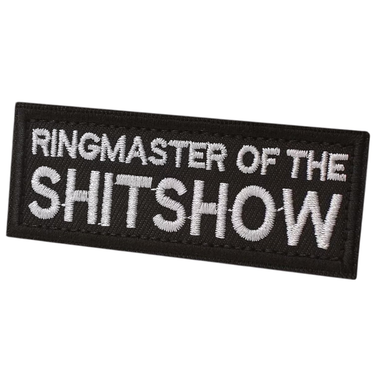 Ringmaster Of The Show Morale Patch Velcro Backed, measuring 8x3cm, is a striking and durable addition to personalize your gear with style and toughness. Crafted with high-quality embroidery, this patch features a versatile pattern that blends seamlessly with various tactical and outdoor equipment www.moralepatches.com.au