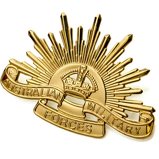 Own a piece of Australian military history with this exceptional Rising Sun Hat Badge replica from 1949. This fourth edition authentically recreates the moment when Corps and Regimental Badges were restored to service, complete with the prestigious "Australian Military Forces" inscription on its scroll. www.moralepatches.com.au