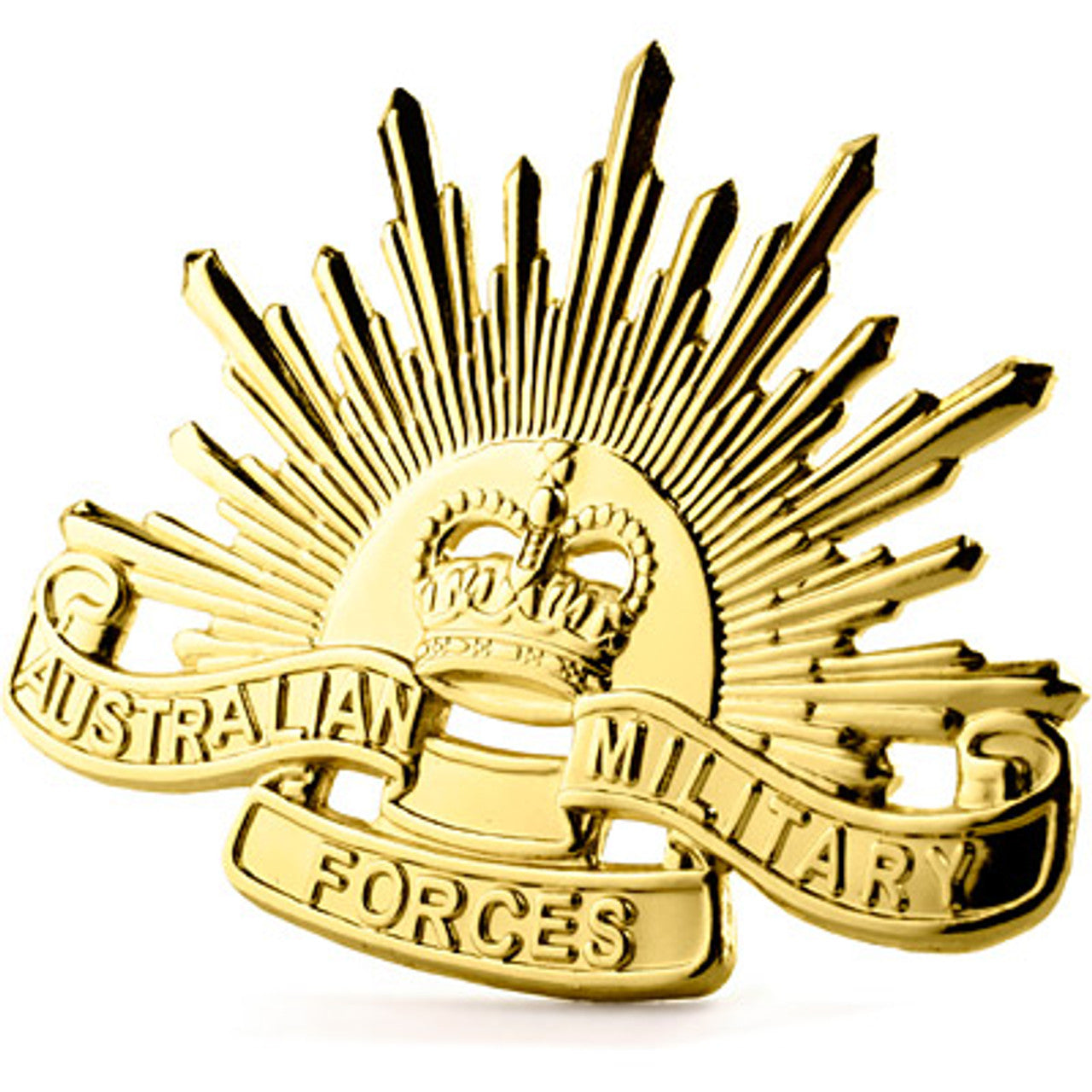 Celebrate Australian military heritage with this meticulously crafted Rising Sun Hat Badge from 1954. The fifth edition captures the historic redesign that introduced the Queen's crown, honouring Elizabeth II's reign.  www.moralepatches.com.au