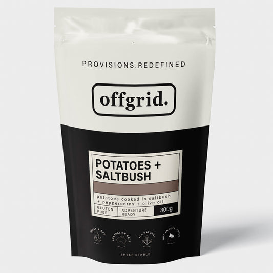 Batch made with wild harvested saltbush from South Australia and potatoes grown in the Gippsland region of Victoria. This recipes is great on its own with some good sour crème, or as a side with our Venison stroganoff. www.moralepatches.com.au