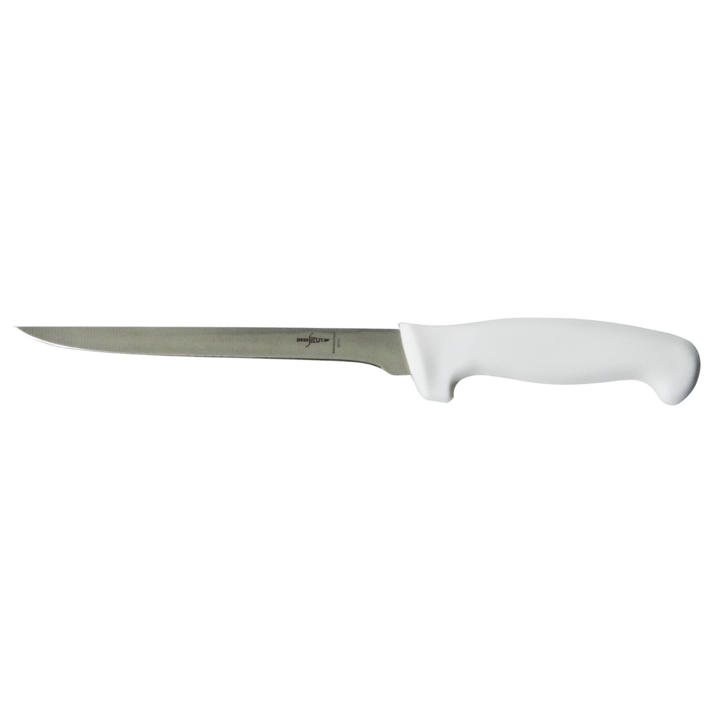 The SICUT 7” Semi Flex Straight Fillet Knife with stain-free, high carbon steel combines a semi-flex blade with superior edge control for versatile filleting performance. Whether working with fish or poultry, this knife provides balance, comfort, and durability suited for professional or home use. www.moralepatches.com.au
