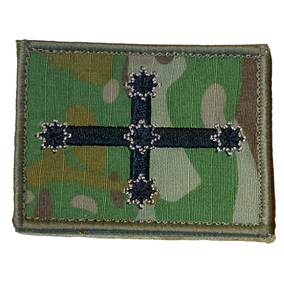 Cross Ruck Patch AMCU Southern Cross Patch Velcro Back 7.5x5.5cm – Morale Patches Australia
