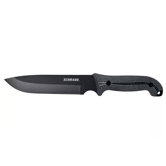 The&nbsp;Schrade Frontier 7" Fixed Blade SCHF52M&nbsp;is a solid survival knife, for a good price. The well-known and popular 1095 carbon steel was used for the blade. We know this type of steel from many major knife brands. The fact that Schrade can offer a comparable knife at such an attractive price is simply impressive. Especially when you look at the fact that it comes with a sharpening stone and firesteel. A complete survival knife, for a very good price. www.moralepatches.com.au