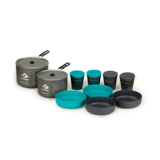 Designed with four people in mind, our AlphaSet 4.2 is the perfect two-pot set to harness your inner outdoor-gourmet and create fresh and healthy meals in the backcountry. Using a hard-anodised alloy, www.moralepatches.com.au