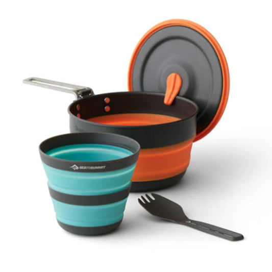 Add preparing meals to the list of ways you’re improving your essentials kit on the trail this season. The Frontier Collapsible One Pot Cook Set is the ultimate cook-eat-drink system for prioritising weight and space when heading out on solo missions in the backcountry. www.moralepatches.com.au