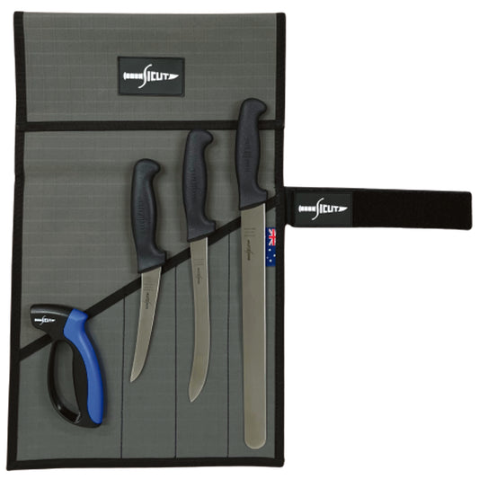 The&nbsp;Sicut JIFF Fish Knife Package&nbsp;is the ultimate setup for any angler or seafood processor. Whether you’re prepping a fresh catch on the boat or filleting at home, this kit has the right tools for the job. www.moralepatches.com.au