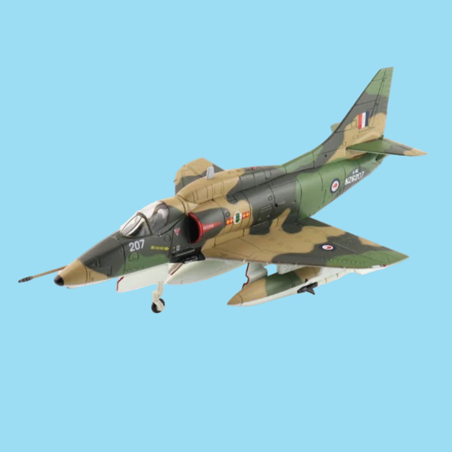 Own a piece of Kiwi aviation history with this stunning 1/72 scale A-4K Skyhawk, representing aircraft NZ6207 from No. 75 Squadron RNZAF. Expertly hand-painted with meticulous attention to detail, every marking is durably pad-applied to resist wear. www.moralepatches.com.au