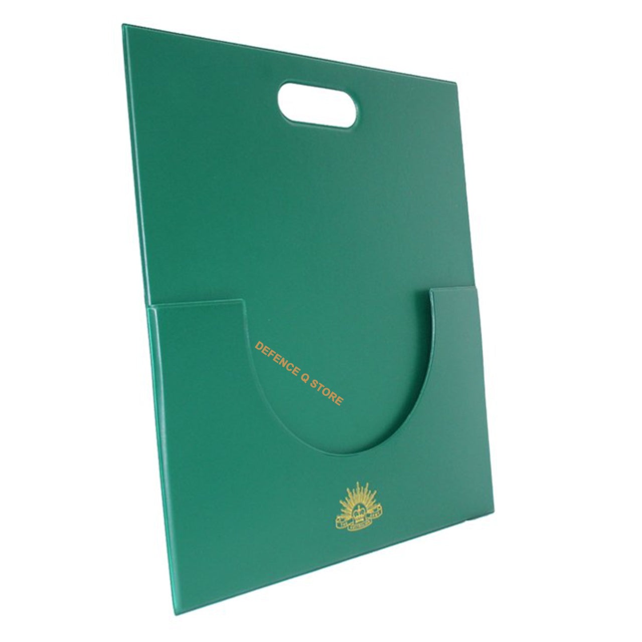 Constructed with durable board and a PVC coating, the Slouch Hat Carrier is designed to preserve your hat's pristine condition. The elongated back panel allows for flexible storage of your hat with the brim either up or down, and a convenient carry handle makes transportation a breeze. www.moralepatches.com.au