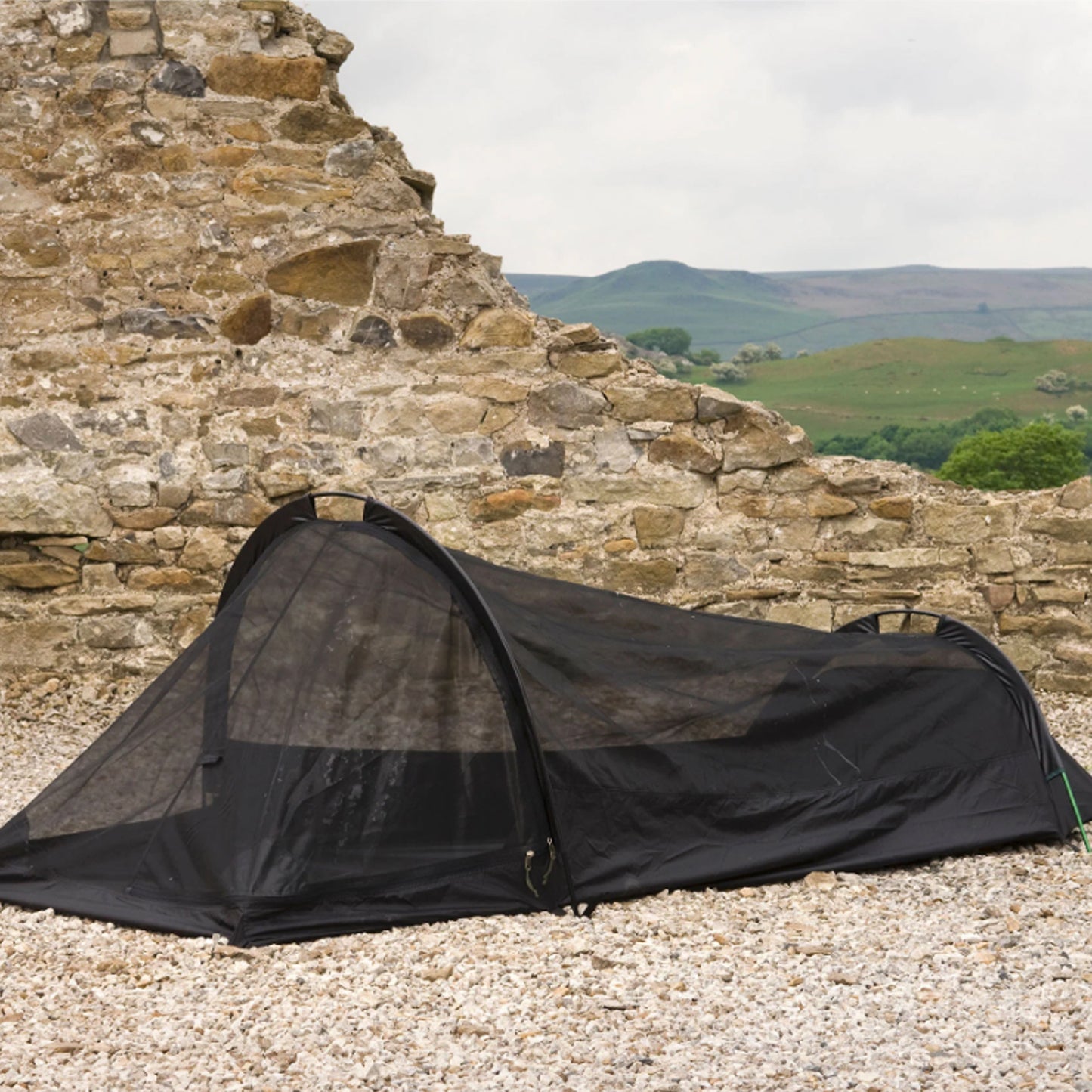 The Snugpak® Ionosphere™ is an extremely small, compact one-person tent. With a two-pole, easy to pitch design, the tent forms a hooped shelter that keeps condensation build-up to a minimum. The inner tent is made of a No-See-Um Mesh Mosquito Net to not only keep out bugs, snakes, etc. but it can also be used without the fly as a stand-alone mosquito shelter/barrier in the summer months and warmer climates. www.moralepatches.com.au