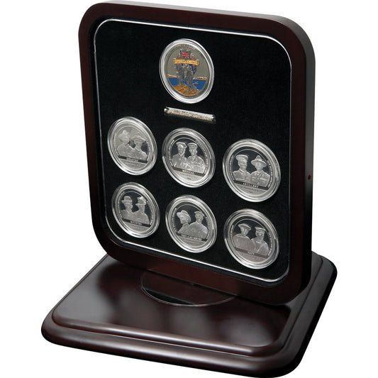 Introducing the Sands of Gallipoli 2006 release Our People Limited Edition Medallion Set, a truly spectacular collection from the military specialists. This limited edition set contains all six medallions from the Our People - Their Service collection, making it a must-have for any military enthusiast or collector. www.moralepatches.com.au