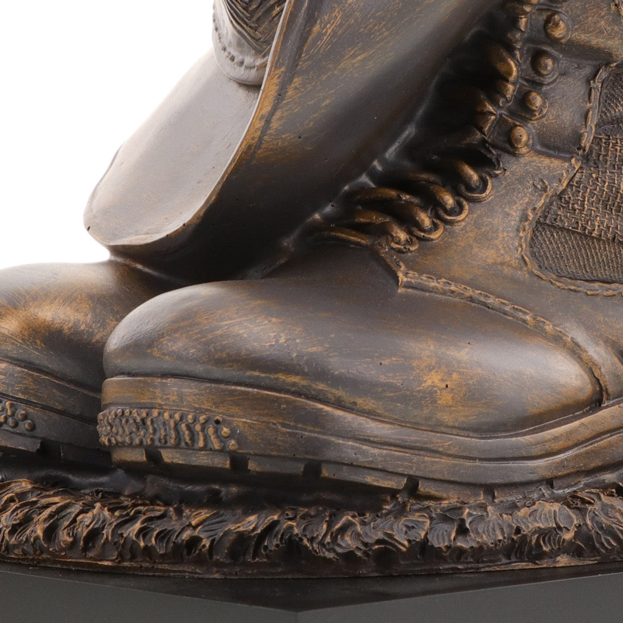 The Master Creations Stand Down Figurine is the perfect present for serving members or veterans. This cold-cast bronze figurine mounted on a wooden block depicts a soldier's slouch hat placed on his combat boots at the end of a long day. This versatile piece can be used as bookends, trophies and will make a great farewell gift. A timeless piece to evoke emotions and discussion. www.moralepatches.com.au
